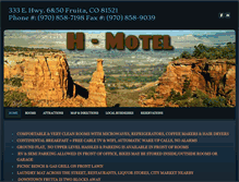 Tablet Screenshot of hmotel.net